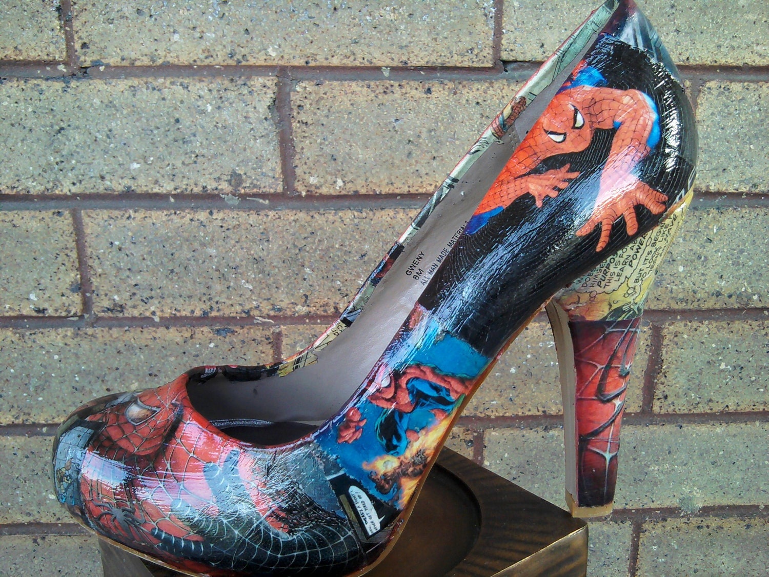 Spider Man Comic book high heels