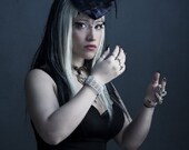 Blue Bat mini top hat extra tall
