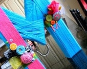 Yarn Wrapped Alphabet Letter Custom Home Decor Photography Prop 12 inch