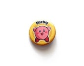 Kirby Super Smash Brothers Pinback Button/Magnet