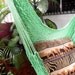 Light Green Wonderful , Hanging Chair Hammock Handmade Cotton for Decoration or Present
