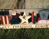 Americana Decor "Let Freedom Ring"