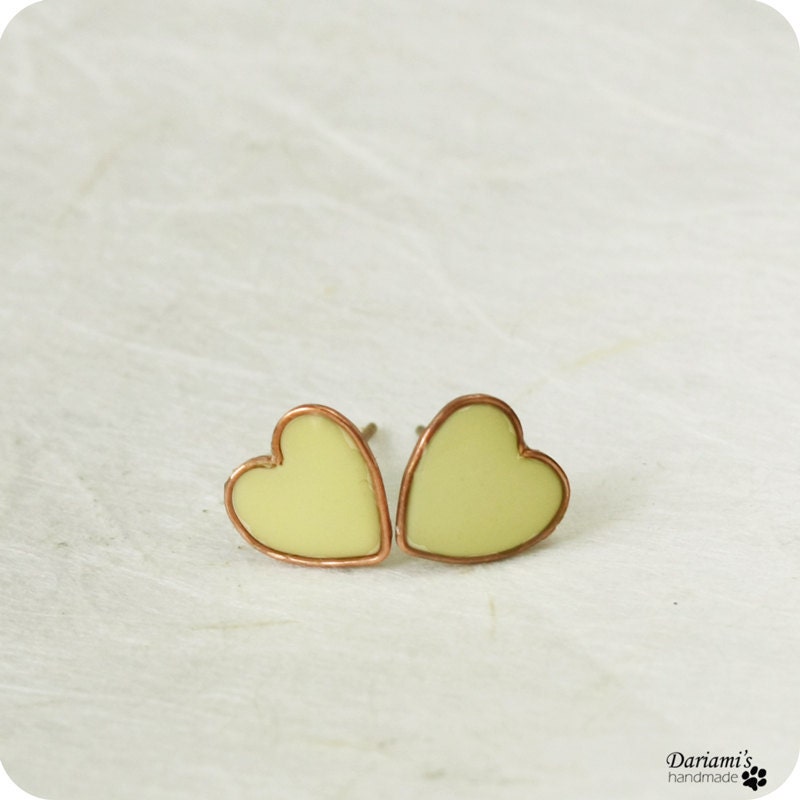 All moods earrings set - mint green, coral, pale yellow