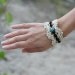 Beige lace bracelet