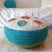 Floor Cushion Crochet hexagons big