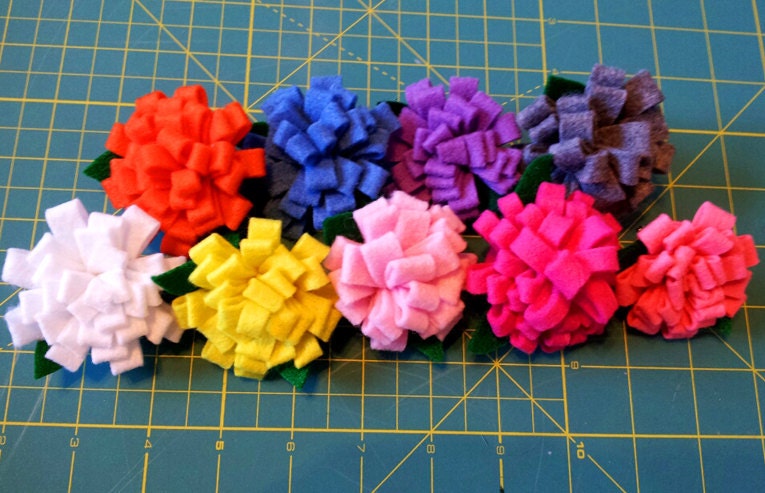 Felt Flower Brooch