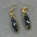 Sodalite and Goldfilled Earrings FREE SHIPPING