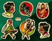 Love n Lust n Horses Original Tattoo Flash