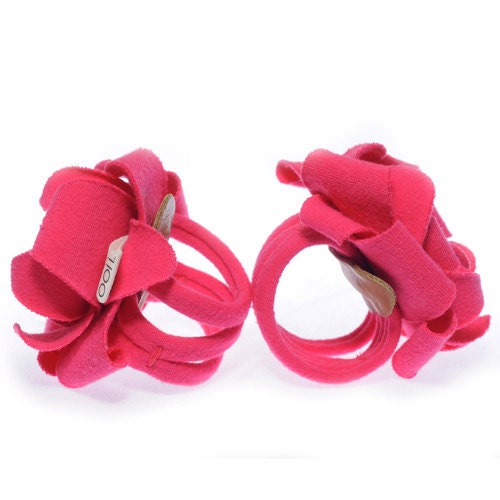 ooii baby barefoot sandals fuchsia
