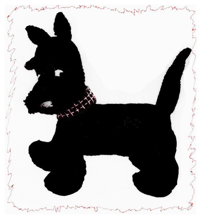 vintage knitting pattern dogs. vintage knitting pattern dogs.