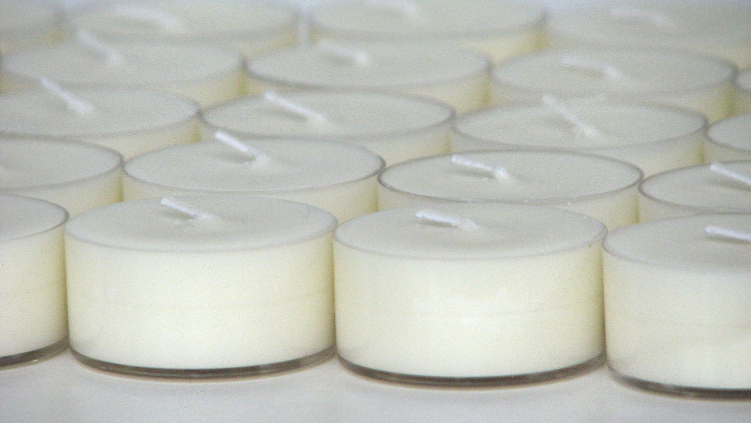 Soy Tea Lights Unscented 50 pack