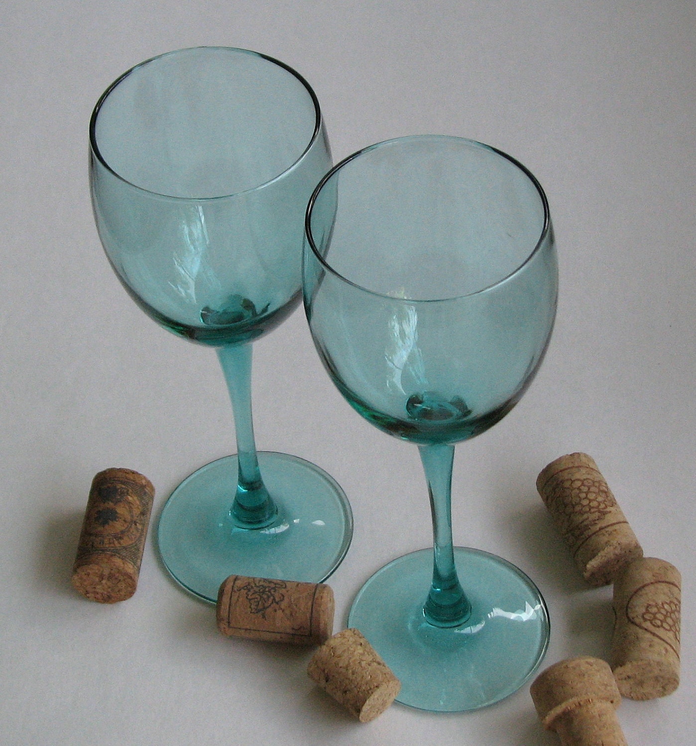 Sale Luminarc Aquateal Wine Glasses Set Of By Coastalcandlesshop 2310