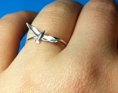 Sterling silver gull ring