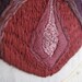 Hand Embroidered Feminist Vagina Art - Vulva Lovely in Purple - Mature - Free Shipping to any USA Location