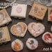 Complete DIY Kit 008--1PCS Mirror Pill Box  Bronze and 1PCS 3D Epoxy Resin Stickers