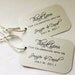 150 Wedding Favor Gift Tags - Sophisticated Design
