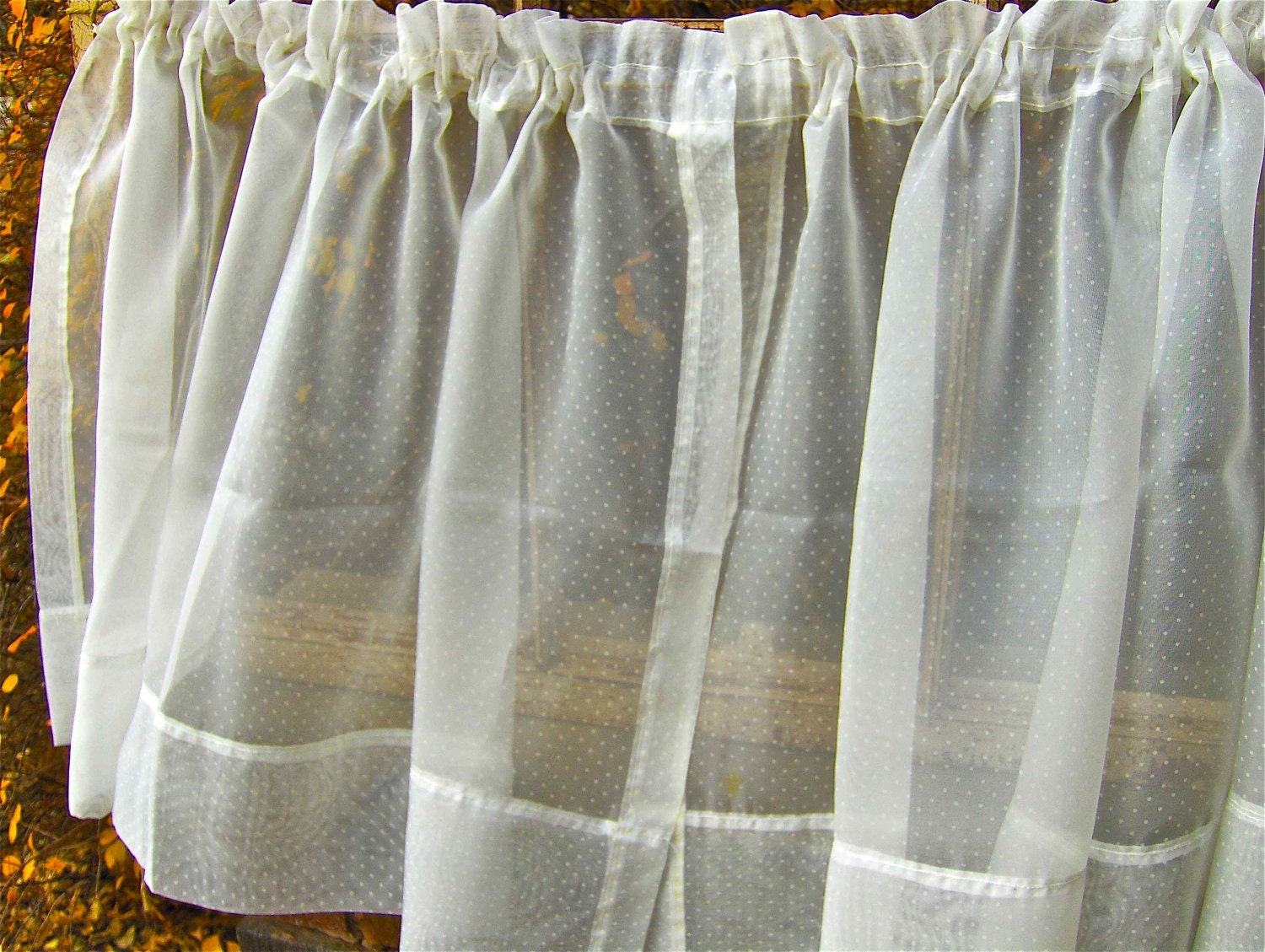 Outdoor Waterproof Curtains Patio White Patterned Sheer Curtains