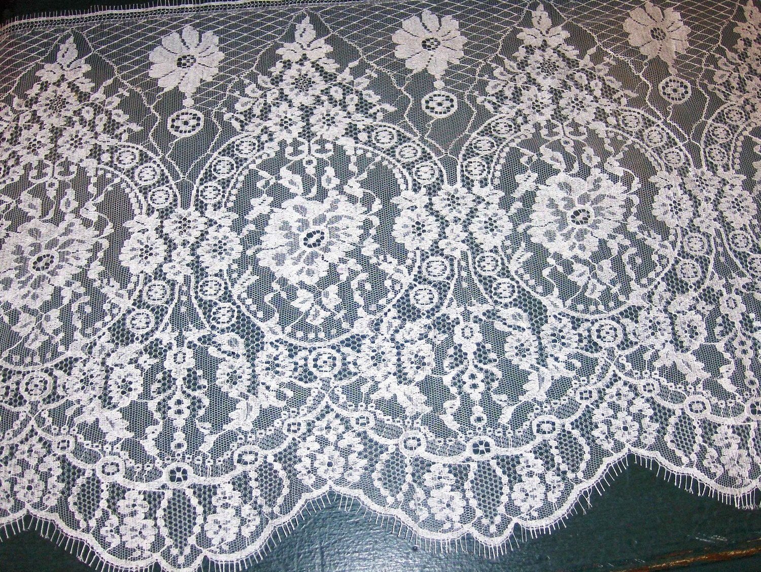 Wide Vintage Antique Bridal Lace Trim 2 by perfectmomentpillows