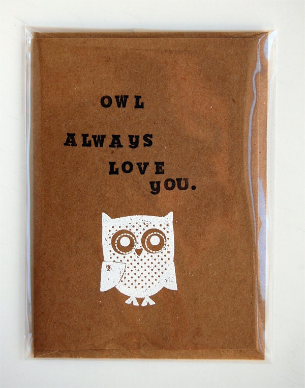 Owl Always Love you Kraft Card