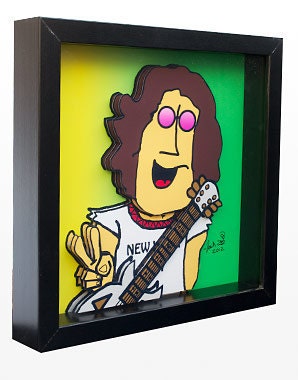 John Lennon The Beatles 3D Pop Art Print