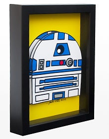 Star Wars Print of Star Wars Art Set of Boba Fett R2D2 and C-3PO 3D Pop Artwork Droid Art