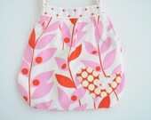 Girl on the Go Bag, in Nicey Jane with polka-dot bird applique