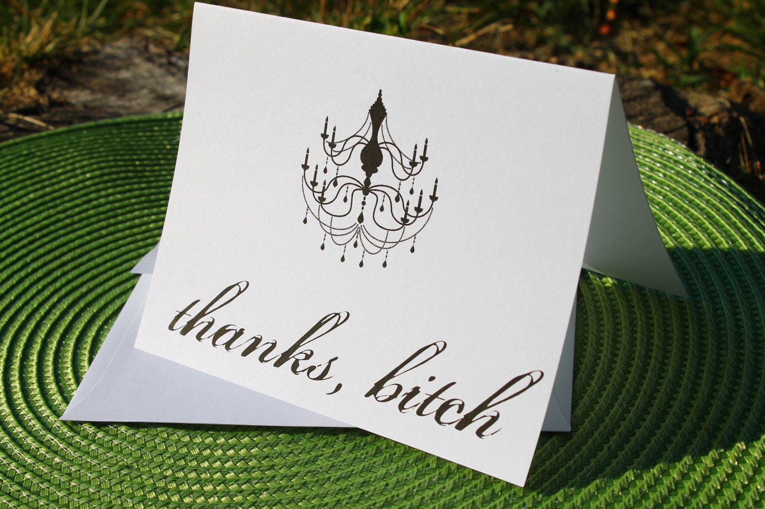 Thanks, Bitch - Thank you Card