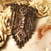 Moving Sale Use Code (15PERCENTOFF) Vintage Bridal Art Deco Revival Pendant/Necklace with Silverplate Chain