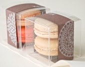 Handprinted Cardstock Banner Macaron Favor (M) - Set of 30