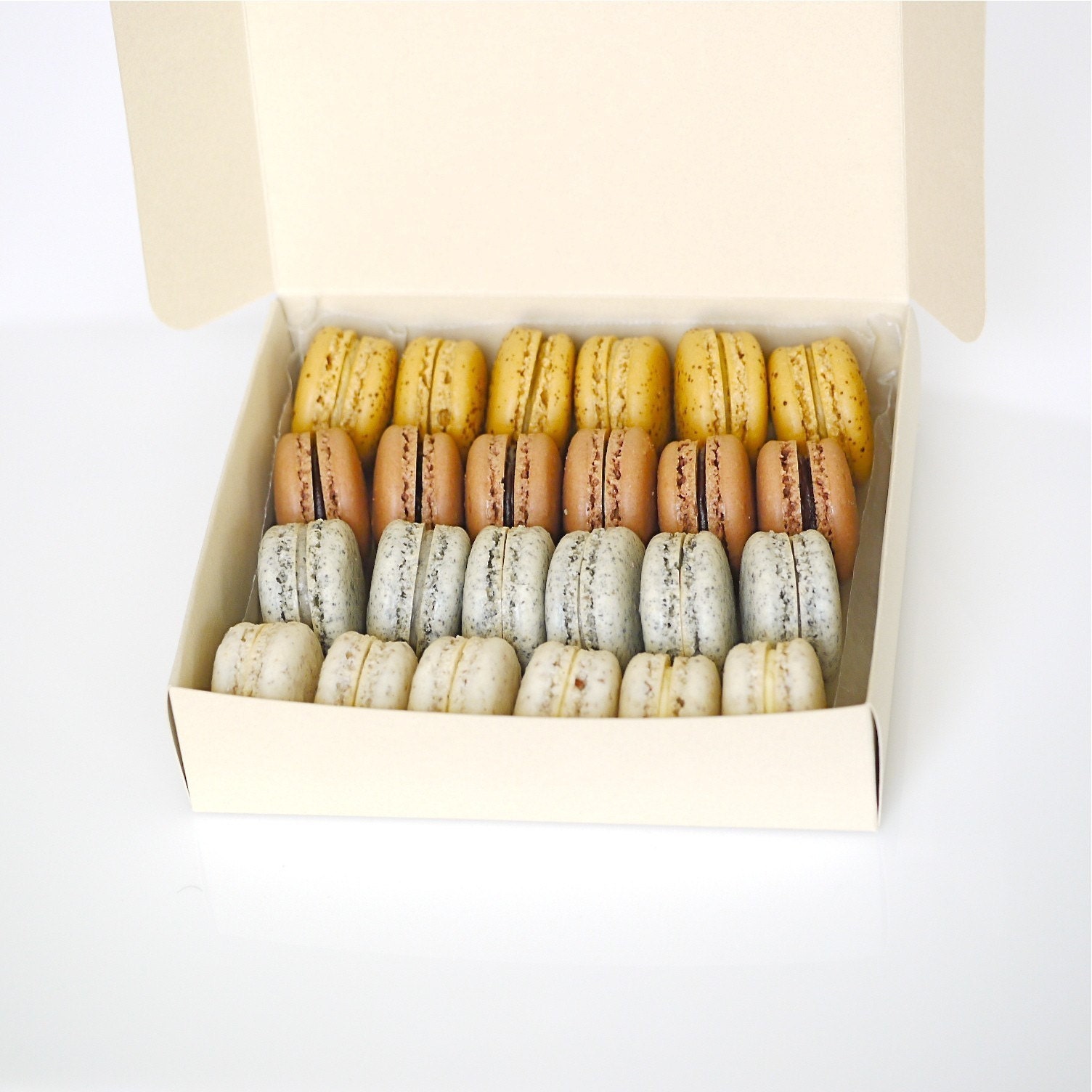 24 Assorted Petit French Macarons - Perfect for tea time