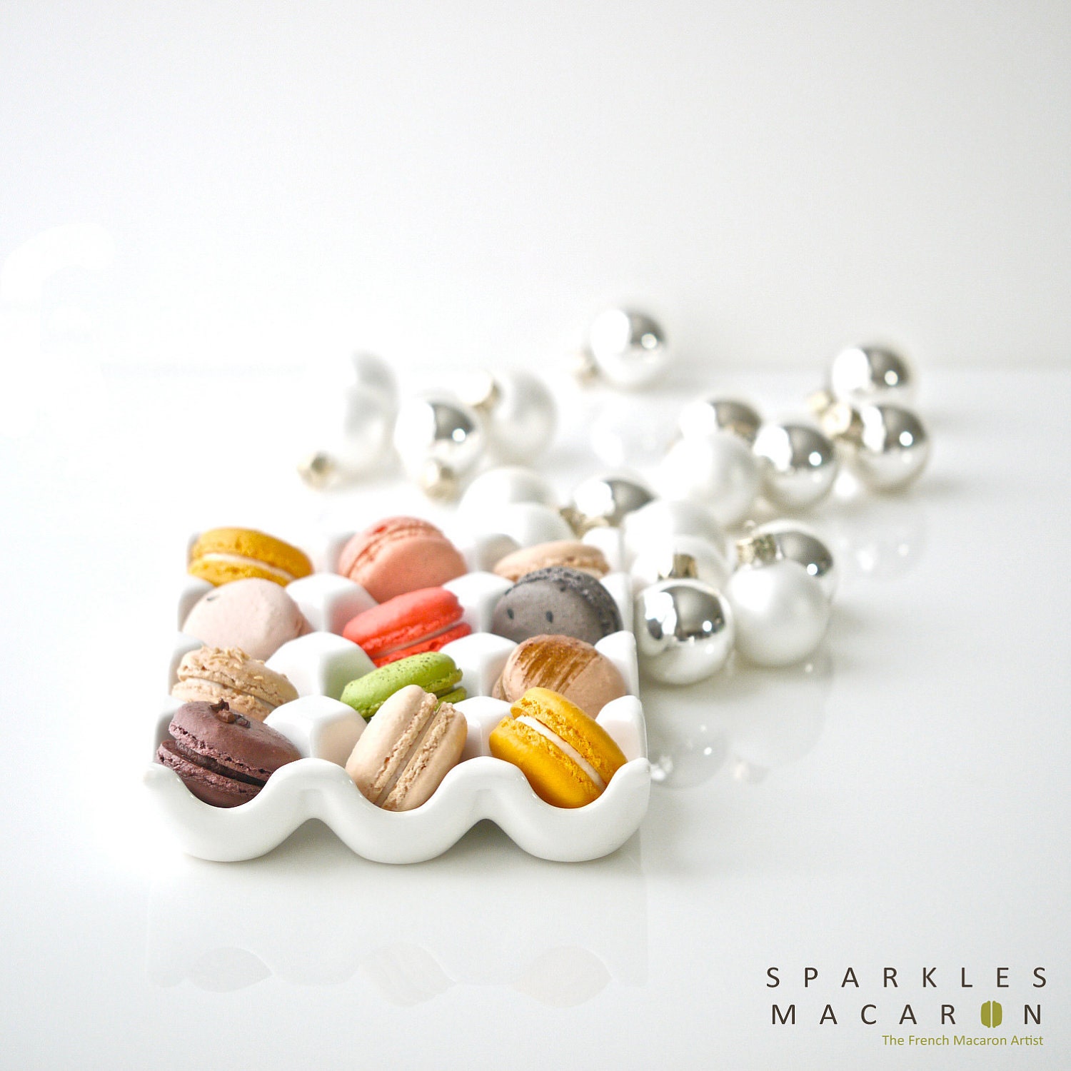 48 Assorted Regular French Macarons