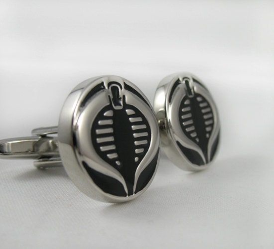 Mens Cufflinks- Fashion Cufflinks, Naja Design, with a Gift Box