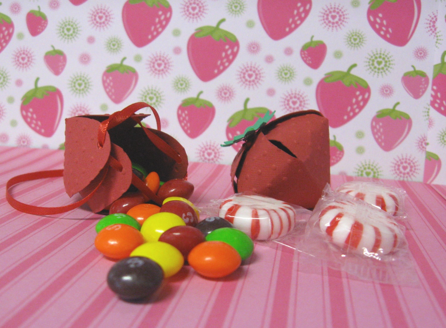 Strawberry Favor Boxes