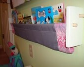 Book Storage Sling - Grey and Pink - Check out my shop for more options