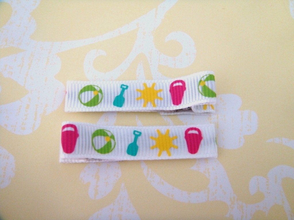 Let's Go to the Beach Hairclips