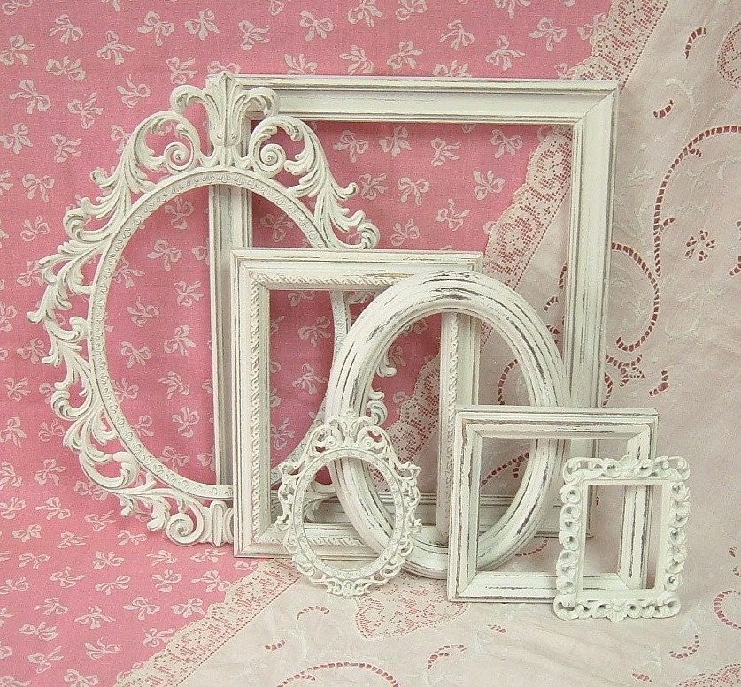 Shabby Chic Picture Frames White Ornate Collection French Victorian  | 570 x 529 · 104 kB · jpeg