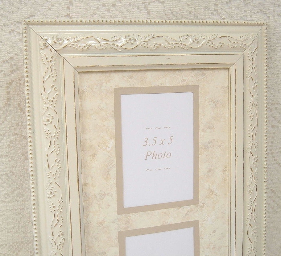 Picture Frame Ornate Frame Shabby Chic Frame Large Frame Ivory Wedding Wall Decor