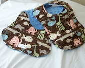 Burp Cloth and Bib Set