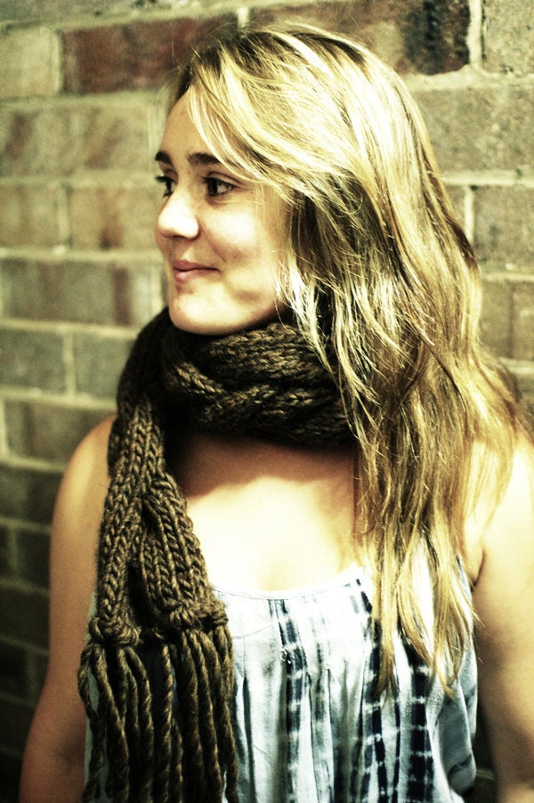 Braided Scarf LEARN TO KNIT Kit