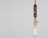 Wooden Handle Pendant Lamp - Bungalow Trouble Light