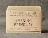 Evening Primrose Soap with Rhassoul Clay - All Natural Soap, Cold Process Soap, Unscented Soap, Facial Soap, Handmade Soap, Vegan Soap