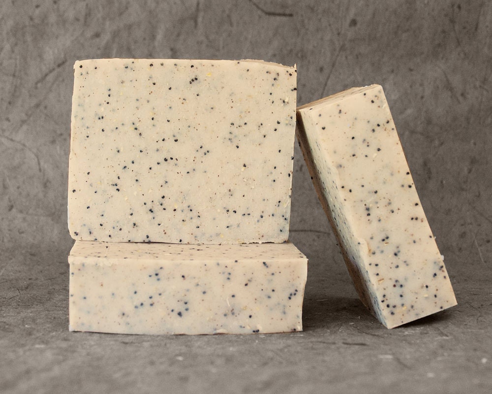 The Exfoliator  - Scrub Soap, Exfoliating Soap Bar - All Natural Soap, Handmade Soap, Unscented Soap, Cold Process Soap, Vegan Soap