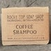 Solid Shampoo Bar with Coffee- All Natural Soap, Unscented Soap, Handmade Soap, Cold Process Soap, Vegan Soap