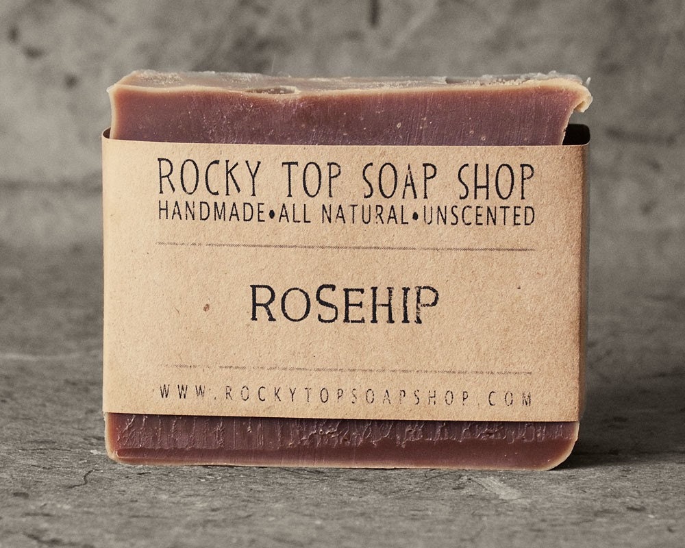 Rosehip Soap - All Natural Soap, Handmade Soap, Cold Process Soap, Unscented Soap, Vegan Soap