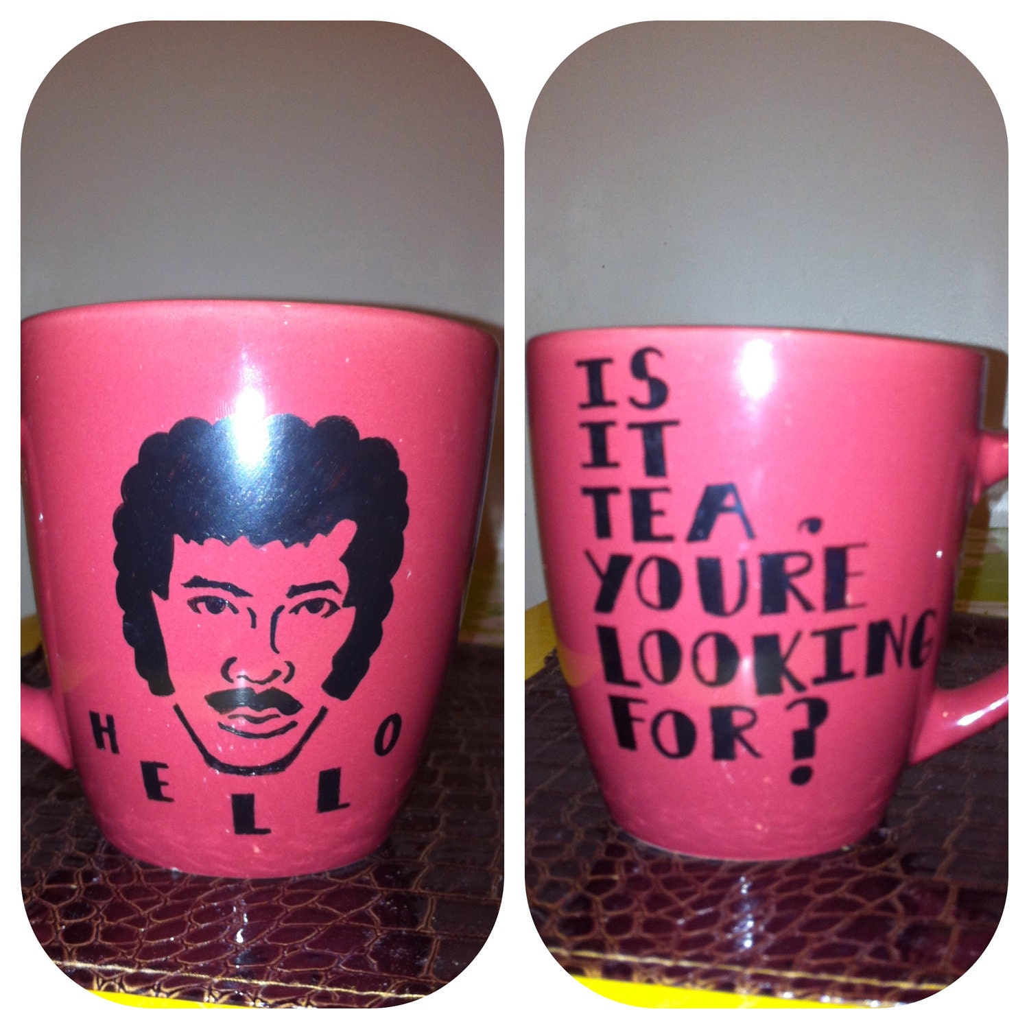 PINK Lionel Richie Coffee Mug (16 oz)
