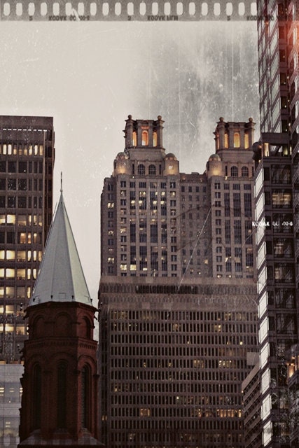 The City - 11x17 Fine Art Photography - Urban Skyline, Cityscape Buildings