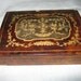 Wooden Box Inlaid Design 1950s By Gatormom13 JUST REDUCED