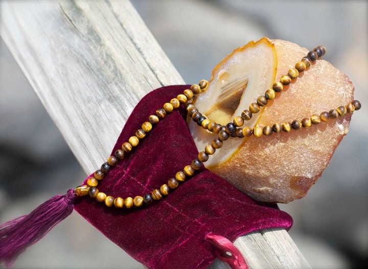 108 Bead Tigers Eye Mala