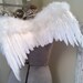 RESERVED for Sharon Only Large Fluffy Romantic Angel Wings