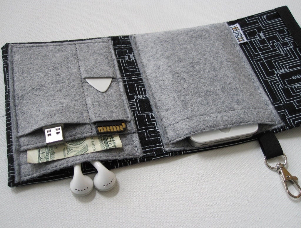 Nerd Herder gadget wallet in Circuit Board for iPhone, Android, iPhone as seen on Hawaii Five-O
